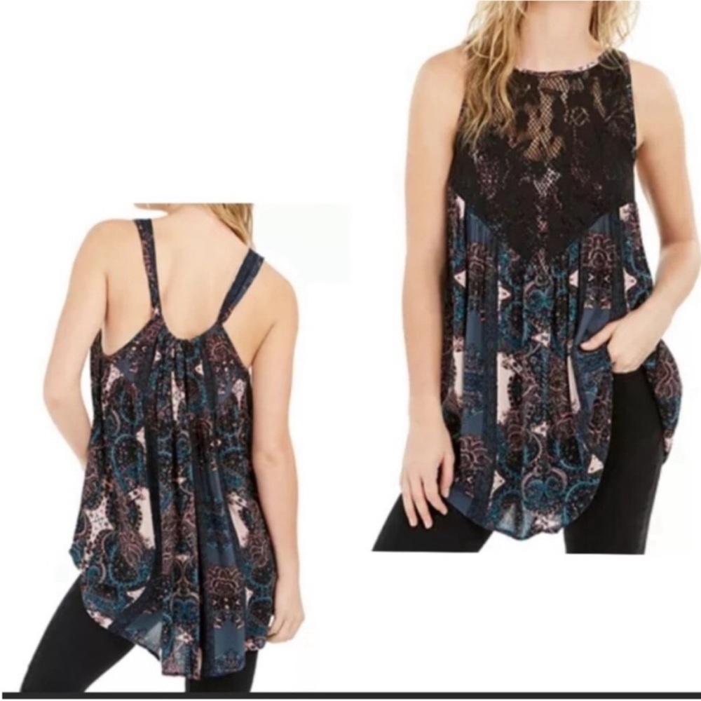 Free people Trapeze Style Mini Dress NWT